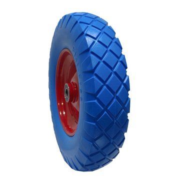 Полиуретановое колесо 4.00-8 для тачки на 16-миллиметровую ось, Goodtyre 2368342808 фото