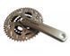 Шатун FC-T4010 44/32/22T, 175 мм, Octalink, серебристый, без защиты цепи, Shimano